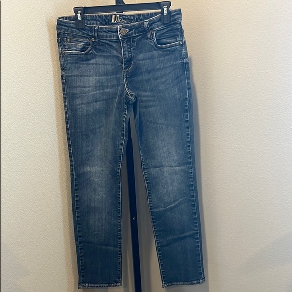 Kut from the Kloth Blue Straight Leg Jeans - Picture 1 of 4